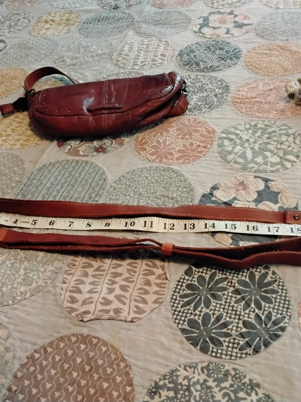 BED STU BROWN LEATHER SMALL CROSSBODY/PURSE - Picture 14 of 14